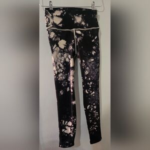 Good American Essentials Tie Dye Seamless Leggings Size 3/4
